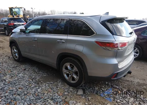 2015 Toyota Highlander Limited Platinum V6 from USA, damaged, VIN 5TDDKRFH0FS164660